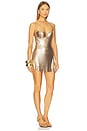 view 2 of 4 Benny Metallic Dress in Bronze