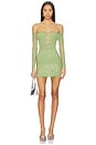 view 1 of 5 Coco Dress in Sativa Green