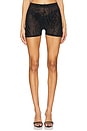 view 1 of 6 Knockout Shorts in Black Zebra