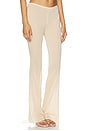 view 3 of 6 Lace Up Pant in Beige