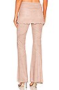 view 3 of 4 The Pebbles Pant in Sand Logo Print