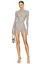 view 1 of 3 Nora Romper in Grey