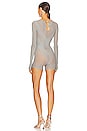 view 3 of 3 Nora Romper in Grey