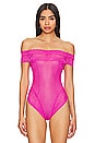 view 2 of 6 Charm Bodysuit in Harlot Pink