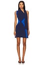 view 1 of 5 MINI VESTIDO CON BUFANDA PIPER in Electric Blue