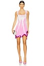 view 1 of 4 Alyssa Wavy Tank Dress in Mulberry
