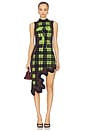 view 1 of 4 Brooklyn Wavy Dress in Neon Lime