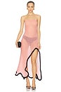 view 1 of 3 Nalin Alpaca Wavy Tank Dress in Pink Buff
