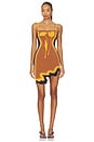 view 2 of 4 Lyndon Wavy Mini Dress in Masada Brown