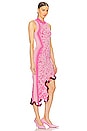 view 2 of 5 Iris Signature Wavy Dress in Barbie Pink