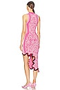 view 4 of 5 Iris Signature Wavy Dress in Barbie Pink