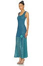 view 2 of 4 ROBE MAPLE CROCHET TANK in Turquoise