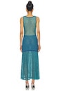 view 3 of 4 ROBE MAPLE CROCHET TANK in Turquoise
