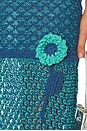view 4 of 4 ROBE MAPLE CROCHET TANK in Turquoise