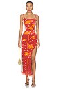 view 1 of 4 IRIS MAXI TANK ドレス in Fireball Orange