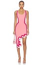 view 1 of 4 VESTIDO ASTER REVERSIBLE WAVY in Magenta