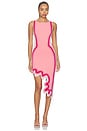 view 2 of 4 VESTIDO ASTER REVERSIBLE WAVY in Magenta