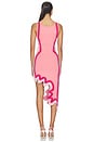 view 4 of 4 VESTIDO ASTER REVERSIBLE WAVY in Magenta