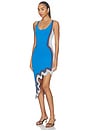 view 3 of 4 VESTIDO ASTER REVERSIBLE WAVY in Utah Blue