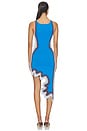 view 4 of 4 VESTIDO ASTER REVERSIBLE WAVY in Utah Blue