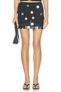 view 1 of 6 Caster Sequins Mini Skort in Midnight Black