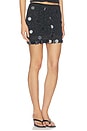 view 2 of 6 Caster Sequins Mini Skort in Midnight Black