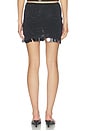 view 5 of 6 Caster Sequins Mini Skort in Midnight Black