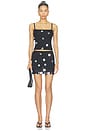 view 6 of 6 Caster Sequins Mini Skort in Midnight Black