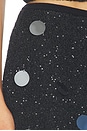 view 7 of 6 Caster Sequins Mini Skort in Midnight Black
