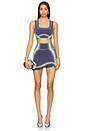 view 5 of 6 Gen 11 Compression Tennis Skort in Midnight Navy