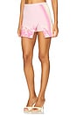 view 3 of 6 Eila Cherry Print Skorts in Sweet Pink