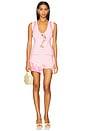 view 5 of 6 Eila Cherry Print Skorts in Sweet Pink