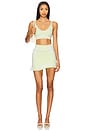 view 5 of 6 Gen 11 Compression Tennis Skort in Avocado