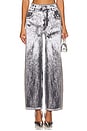 view 1 of 6 PANTALONES ZAHRA WIDE LEG in Charcoal Gray