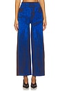 view 1 of 6 PANTALON ZAHRA in Electric Blue