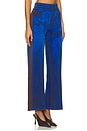 view 2 of 6 PANTALON ZAHRA in Electric Blue