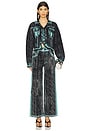 view 5 of 6 Zahra Wide Leg Pants in Black