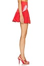 view 3 of 6 Clivia Mini Skirt in Marquee Red