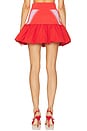 view 4 of 6 Clivia Mini Skirt in Marquee Red