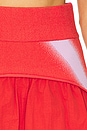 view 6 of 6 Clivia Mini Skirt in Marquee Red