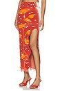 view 4 of 7 FALDA LILY MIDI in Fireball Orange