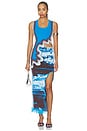 view 6 of 7 FALDA LILY MIDI in Utah Blue