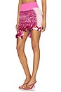 view 5 of 7 Casey Wavy Mini Skirt in Pink Dazzle