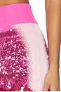 view 8 of 7 Casey Wavy Mini Skirt in Pink Dazzle