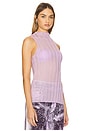 view 2 of 5 Jasmine Sheer Tank Top in Lavender