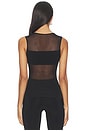 view 3 of 4 Oscar Sheer Tank in Black