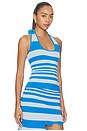 view 2 of 4 Naomi Bandage Halter Top in Utah Blue