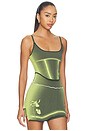 view 2 of 5 Gen 11 Active Tank Top in Chrome Green