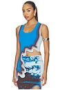 view 3 of 5 Kerry Wavy Tank Top in Utah Blue