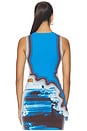 view 4 of 5 Kerry Wavy Tank Top in Utah Blue